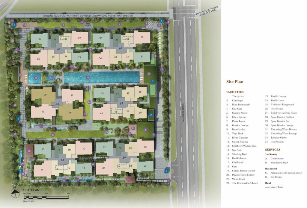 The Commodore At Canberra Site Plan