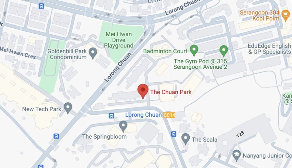 The Chuan Park Location Map