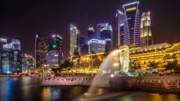 Singapore Marina Nightview